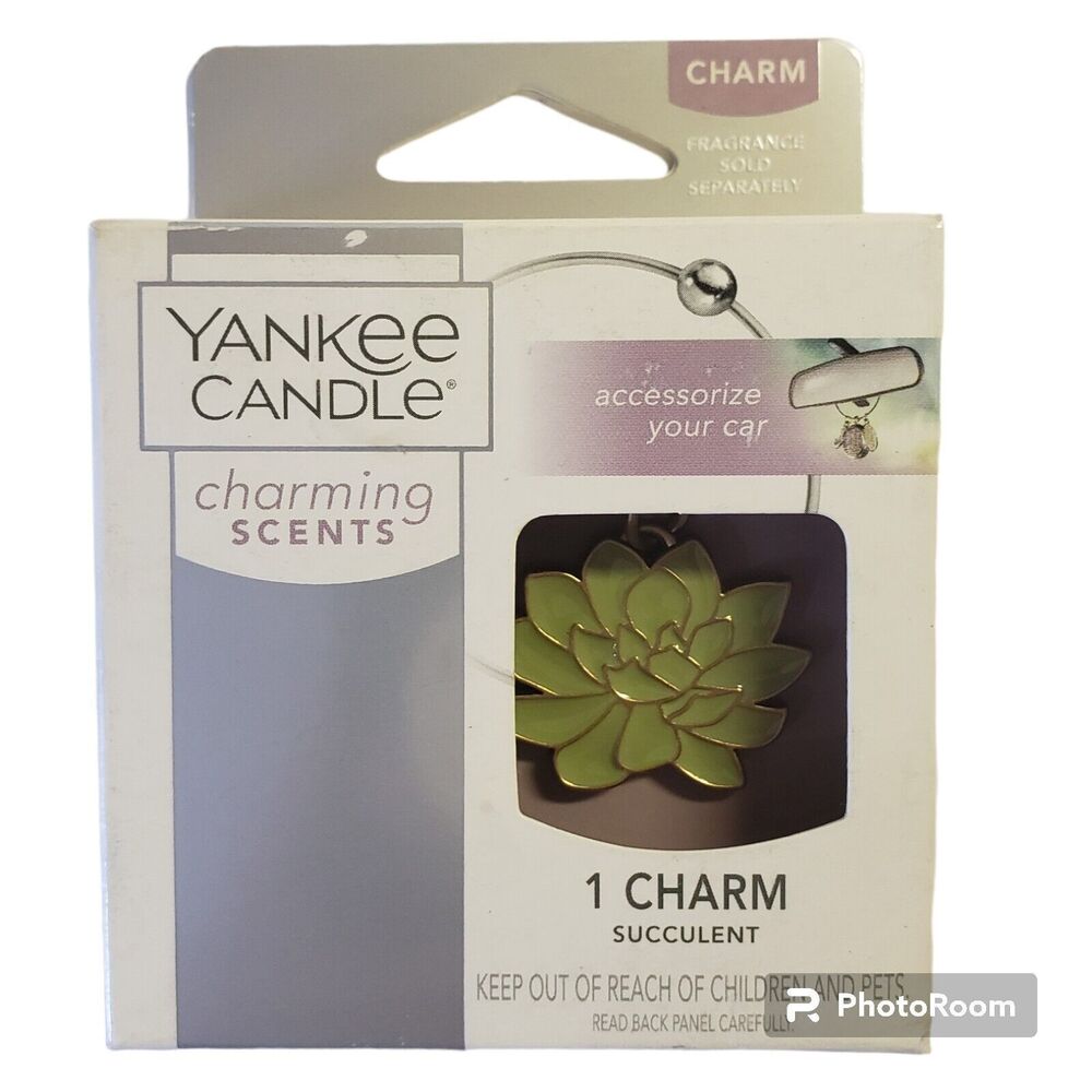 Yankee Candle Charming Scents Charm car fragrance NEW in box Succulent plant